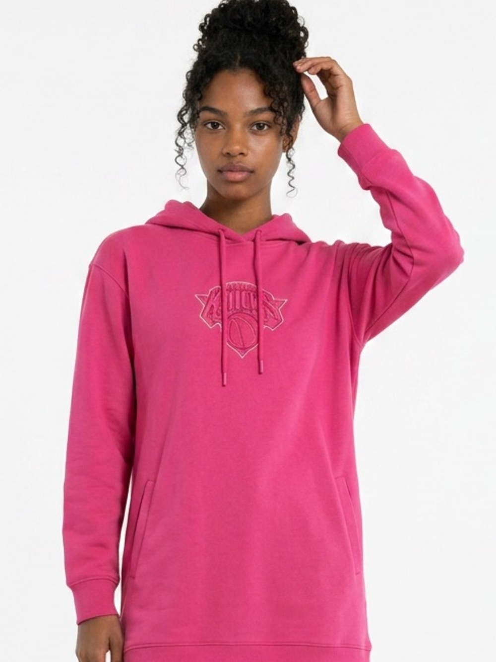 PRO STANDARD X NBA | NEW New York Knicks Pink Hoodie Dress Women’s Size Medium